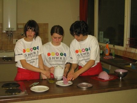 Kochwettbewerb Präsentation